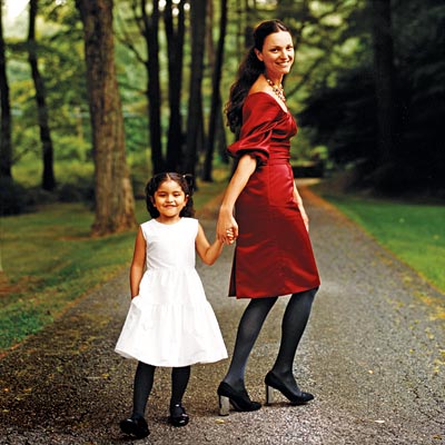 bridesmaid and flowergirl dresses