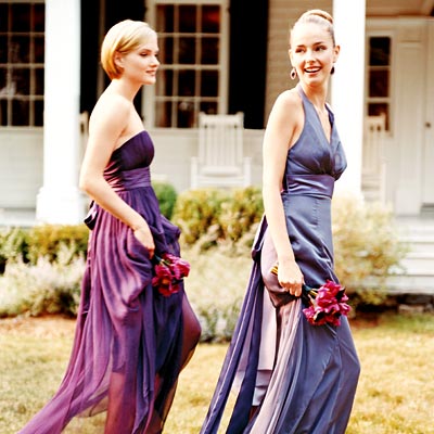 Purple Bridesmaid Dress on This Is A Very  Different  Bouquet But It Shows How Well The Colors