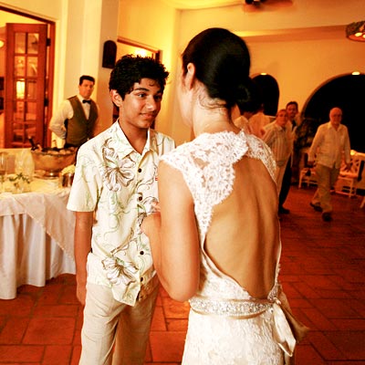 Anna Ortiz and Mark Indelicato