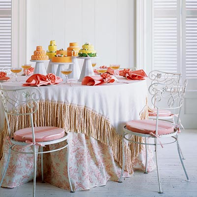 country flair table setting