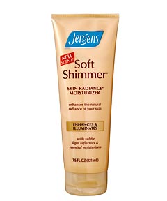 shimmery lotion