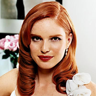 forties-style curls