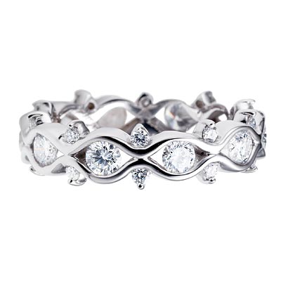 Kwiat wedding band