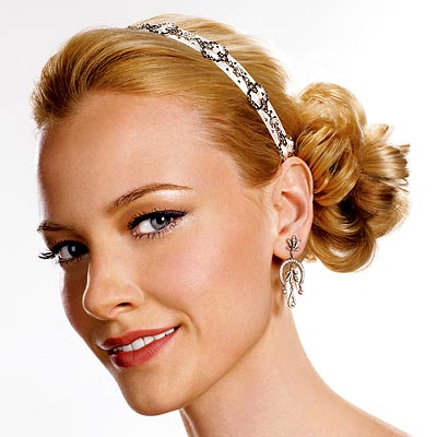 wedding hairstyle ideas. Bun Hairstyle for formal party