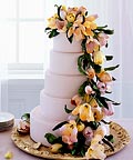 tulip decorated cake