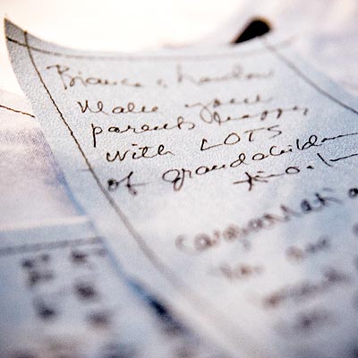 Bianca Kajlich & Landon Donovan's Alternative Guest Book