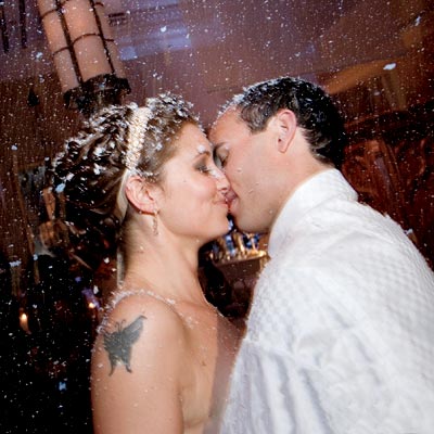 Bianca Kajlich & Landon Donovan's Reception