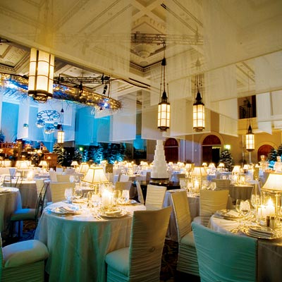 Bianca Kajlich & Landon Donovan's Reception Decor