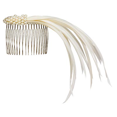 ivory-hued comb