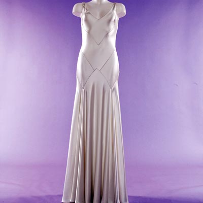 silk gown