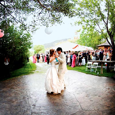 Diane Farr and Seung Chung's first dance