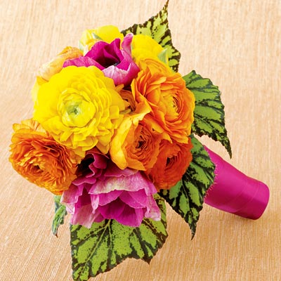 tropical bridesmaids bouquet