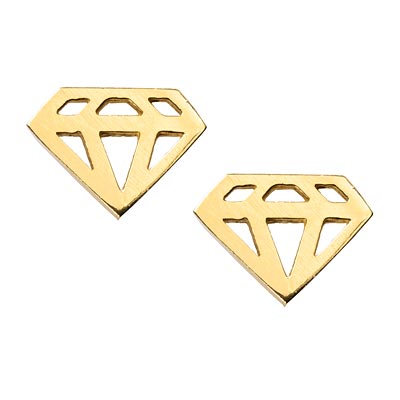 14kt-gold earrings