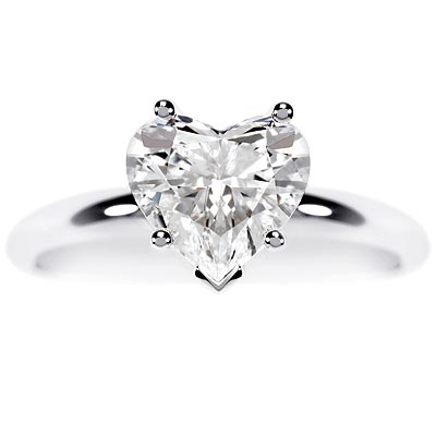 heart-shaped diamond ring