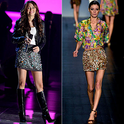 Miley Cyrus, Irina Lazareanu, Missoni, Stars Love Missoni