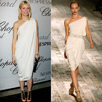 Gwyneth Paltrow, Lanvin, Stars Love Lanvin, Sasha Pivovarova, star style