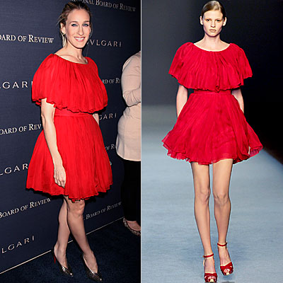 Sarah Jessica Parker, Giambattista Valli, stars love, Lara Stone
