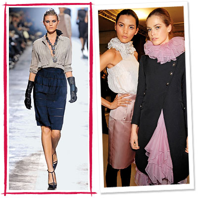 Fall Trends, Feminine, Lanvin, Valentino