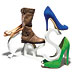 Christian Dior, Giuseppe Zanotti, Seychelles, Guess by Marciano, Pumps, Boots, Flats
