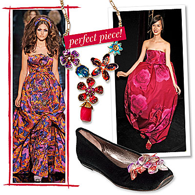Fall Trends, Florals, Giambattista Valli and Christian Dior