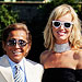 Valentino Garavani, Eva Herzigova, Photocall for Valentino: The Last Emperor, 2008 Venice Film Festival