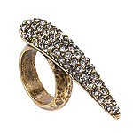 "Talon" ring in Antique Gold, Made Her Think by Meredith Kahn.
