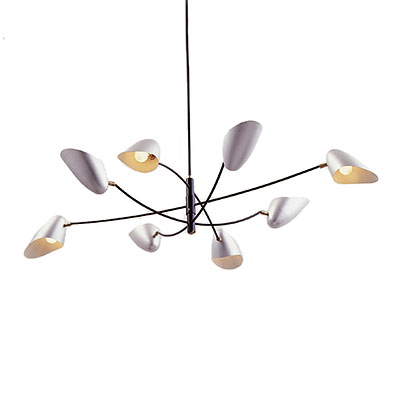 Aluminum Bullet Chandelier