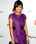 Lindsay Price wearing BCBG Max Azria