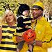 Tori Spelling, Dean McDermott, Liam as bees, 2008 Stars in Halloween costumes