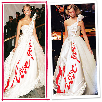 Fashion Runway on Karolina Kurkova  Viktor   Rolf  Star Fashion  Runway To Red Carpet