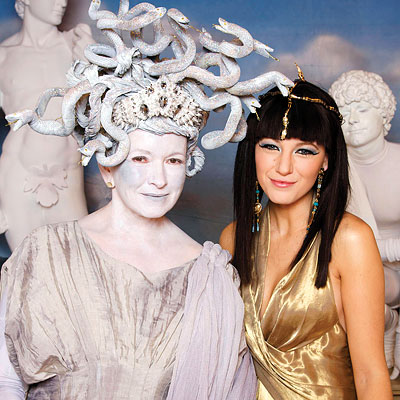 Medusa Makeup on Martha Stewart And Blake Lively   Stars  Best Halloween Costumes