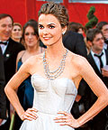 Keri Russell wearing Nina Ricci