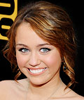Miley Cyrus, eyeliner