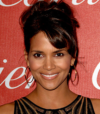 Halle Berry, bun, Daily Beauty Flash, hair, beauty