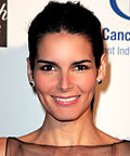 Angie Harmon, eyeliners, lip gloss