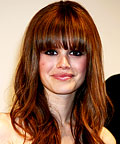 Rachel Bilson, Daily Beauty Flash, Long eye-skimming bangs, falt iron, makeup, beauty, hair