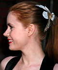 Amy Adams, Jennifer Behr Patent Orchid Hairpin, hair accessories