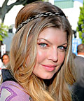 Fergie, Bohemian Chic Hair
