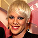 Pink, short hair cut Pink, short hair cut