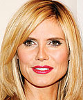 Heidi Klum; lashes