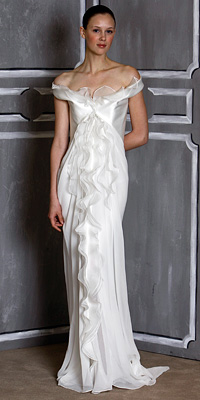 FashionDesigners - Bridal Gown Collections - Fall 2009 Bridal Photos at InStyle.com :  photos unusual gown chic