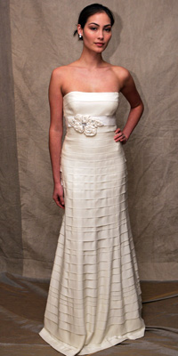 FashionDesigners - Bridal Gown Collections - Spring 2009 Bridal Photos at InStyle.com :  chic designers gold lela rose