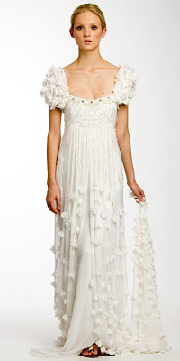 FashionDesigners - Bridal Gown Collections - Fall 2008 Bridal Photos at InStyle.com :  chic instyle color silver