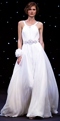 FashionDesigners - Bridal Gown Collections - Spring 2009 Bridal Photos at InStyle.com :  chic jenny packham designers gold