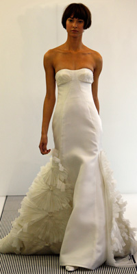 FashionDesigners - Bridal Gown Collections - Fall 2009 Bridal Photos at InStyle.com : angel sanchez chic designers gold vintage