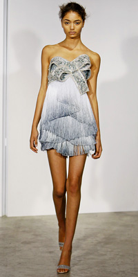 Fashion Designers - Runway Photos - Spring 2009 Runway at InStyle.com : marchesa spring 2009 runway chic color silver designers