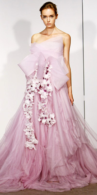 Marchesa - Runway Photos - Spring 2009 Runway at InStyle.com :  chic instyle color silver