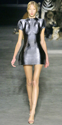 Alexander McQueen - Runway Photos - Spring 2009 Runway at InStyle.com :  chic instyle color silver