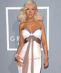 Christina Aguilera wearing Emanuel Ungaro