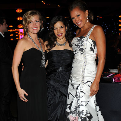 Emmys After-parties, Governor's Ball, Ashley Jensen, America Ferrera, Vanessa Williams in Kevan Hall, 2008 Emmy Awards, Fashion